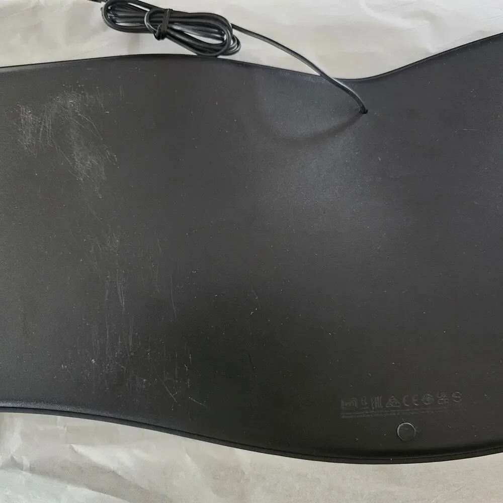 Microsoft Model 1878 Ergonomic Wired USB Keyboard Black TESTED
